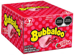 Bubbaloo Fresa 1bx/47pcs
