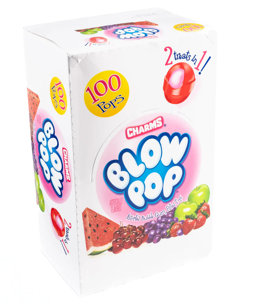 CHARMS BLOW POP ASSORTED MIX,100 PCS.