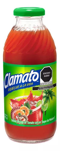 CLAMATO VUELVE A LA VIDA 12/473 ML GLASS BTL