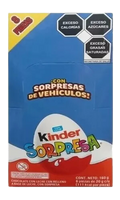 KINDER SORPRESA VEHICULOS 12/8PZ