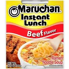 MARUCHAN BEEF FLAVOR 12/64G