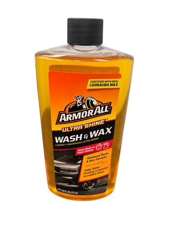 ARMOR ALL WASH AND WAX 6/16OZT
