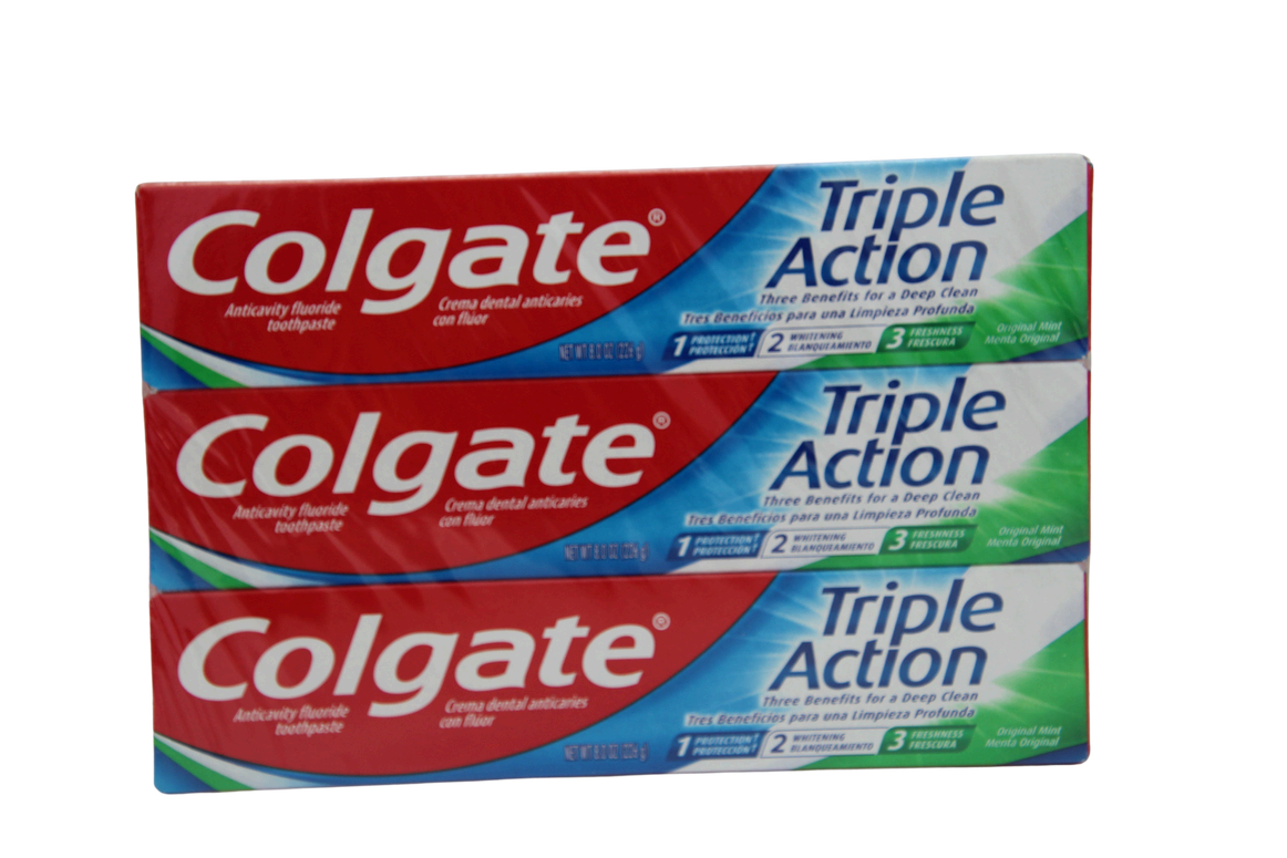 COLGATE TOOTHPASTE TRIPLE ACTION 6/8oz/226g
