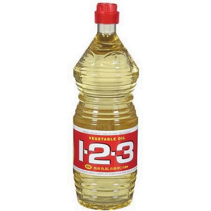 1-2-3 Vegetable Oil 12/33.8fl oz