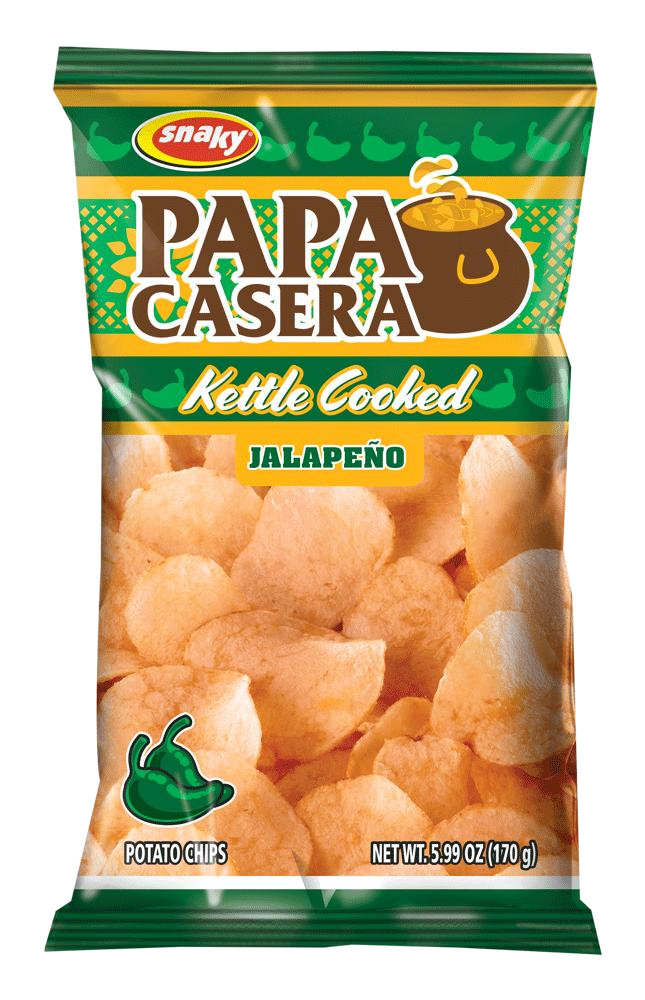 SNAKY PAPA CASERA JALAPEÑO 160 G