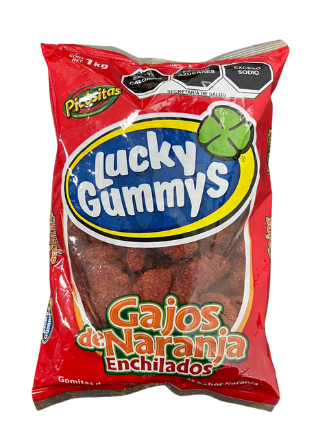 Lucky Gummy’s Gajos De Naranja 8/1kg