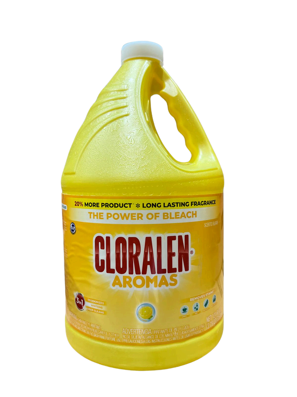 CLORALEN LEMON BLEACH TRIPLE ACTION 20/500ML 16.9 OZ