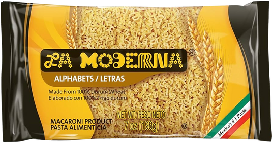 LA MODERNA ALPHABET MACARONI 20 7OZ