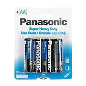 AA PANASONIC BATTERIES 4PK