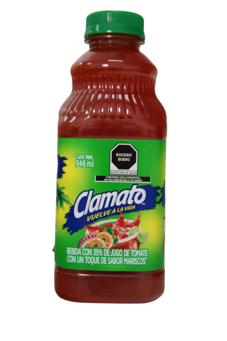 Clamato Vuelve A La Vida Sabor Mariscos 12/946ml