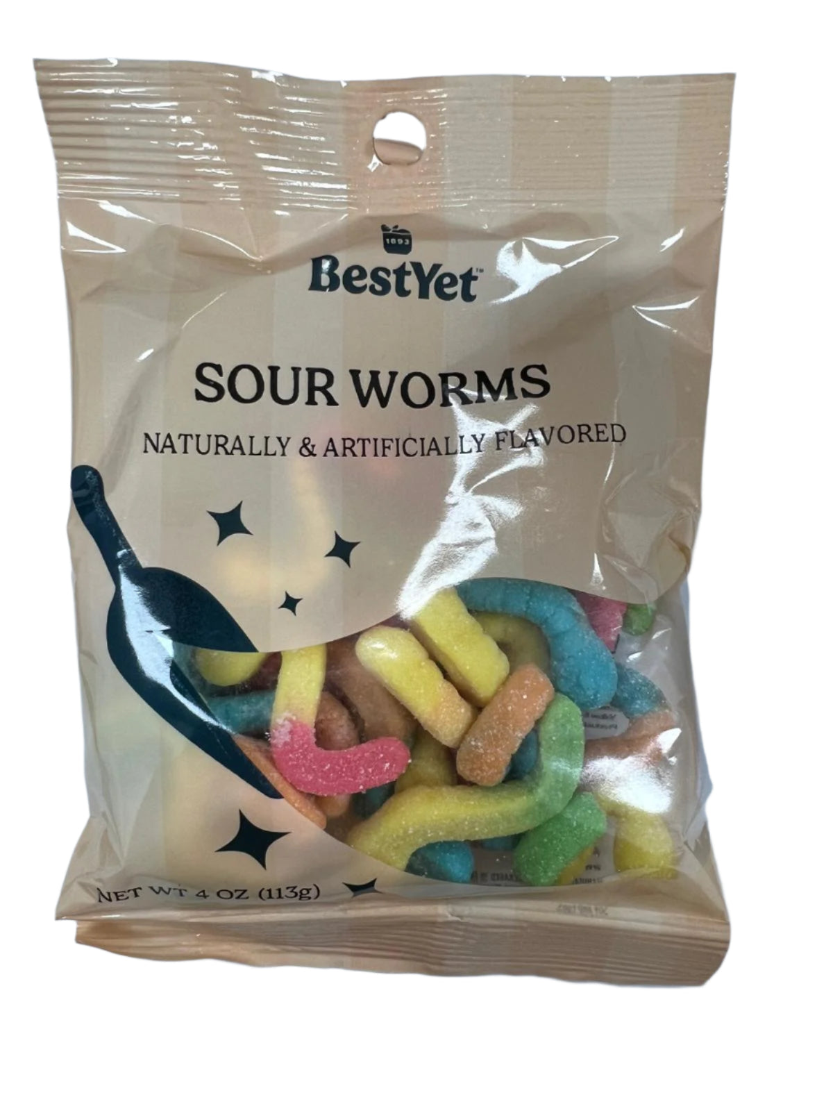 BestYet Sour Worms 12/4oz