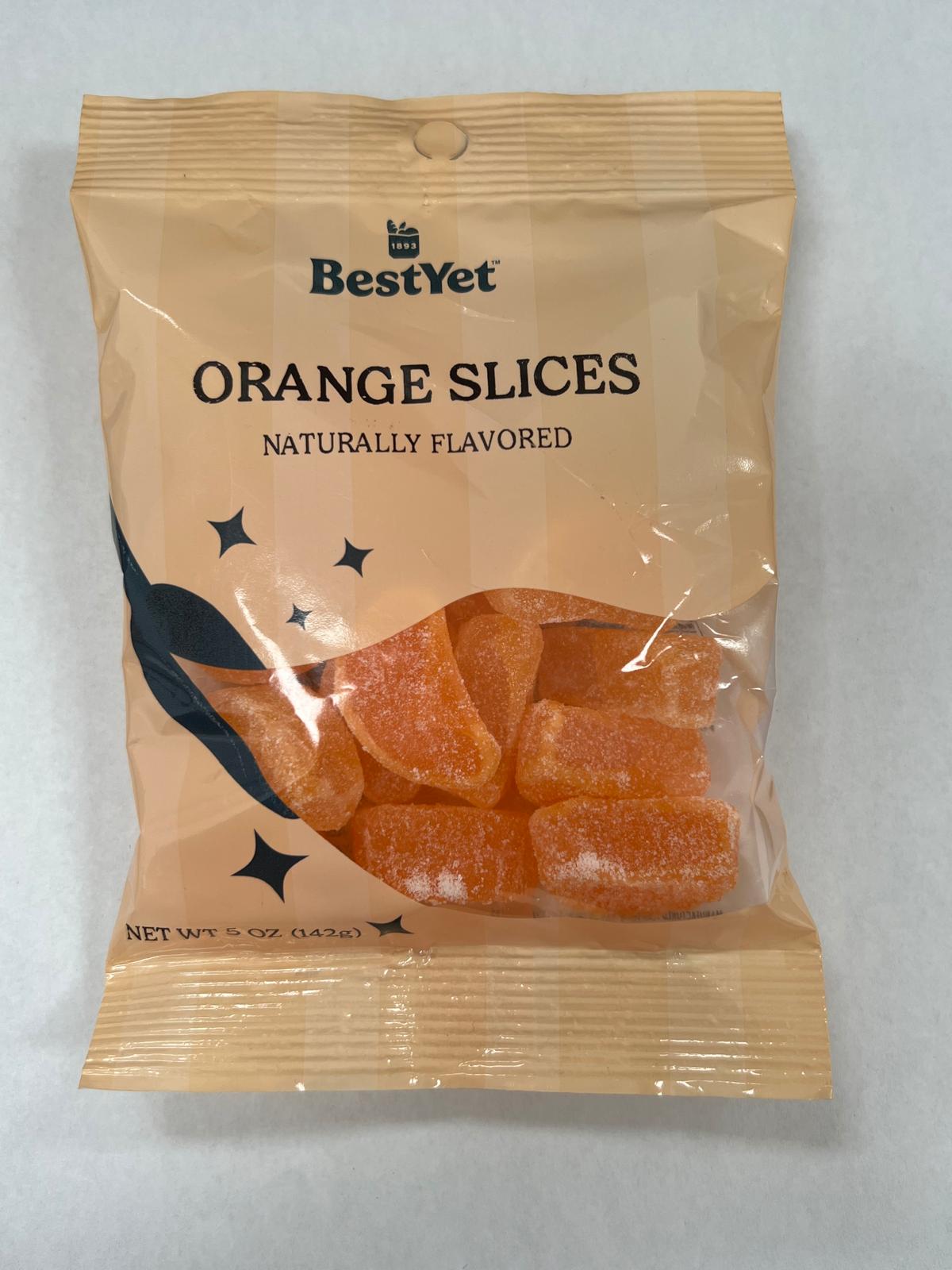 BEST YET ORANGE SLICES 12/5 OZ