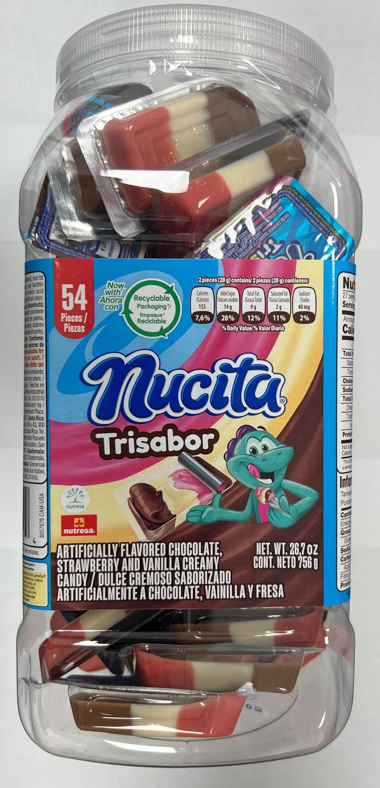 Nucita Trisabor Jarra 6/54ea/26.7oz