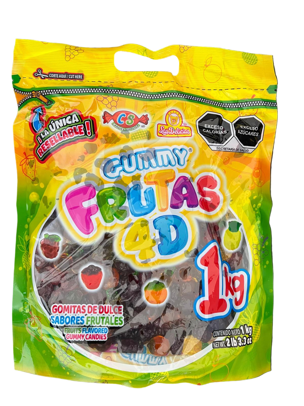 Gummy Frutas 4D 1/kg