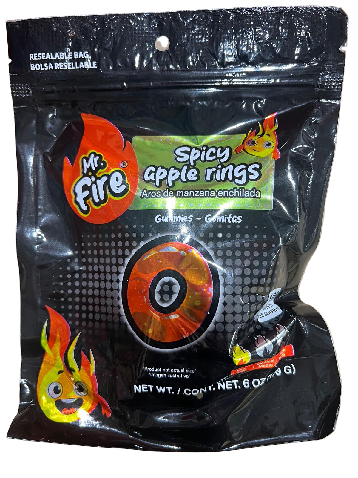 Mr Fire Spicy Apple Rings 12/6oz