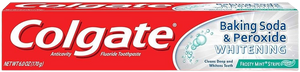 COLGATE TOOTHPASTE BAKING SODA PEROXIDE WHITENING 6/8oz