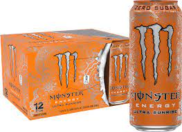 MONSTER ENERGY ULTRA ZERO SUGAR ULTRA SUNRISE 12PK/16OZ