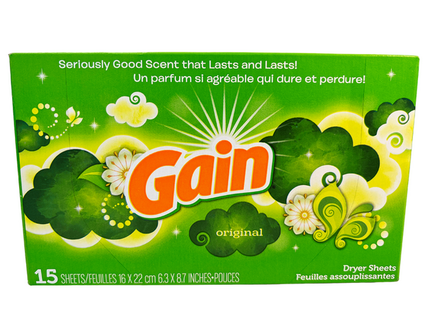 GAIN DRYER SHEETS 15 CT ORIGINAL – New Age