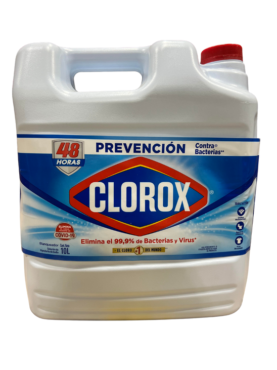 Clorox
Bleach
10L