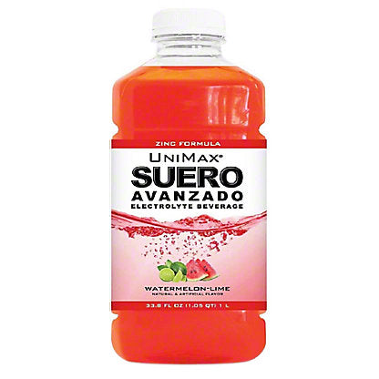 UNIMAX SUERO WATERMELON LEMON 6/1LTR 33 OZ