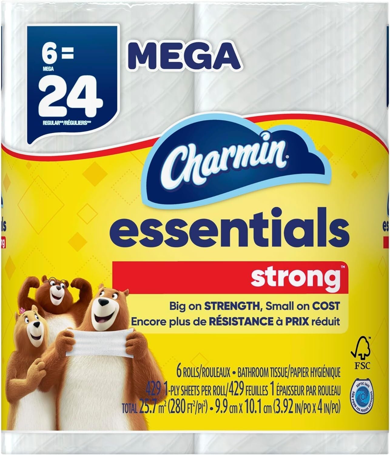 Charmin Essentials Strong 6pk