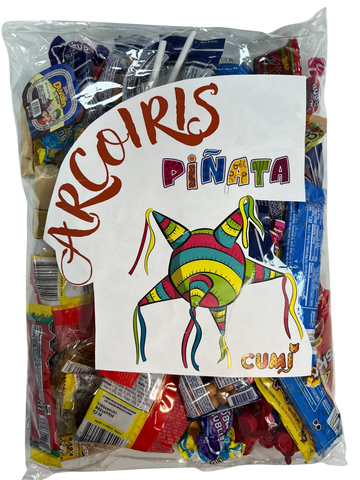 CUMI PINATA ARCOIRIS 3/4LBS