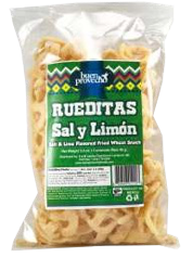 Buen Provecho CHICHARRONES Rueditas Sal Limon 12/ 3 oz