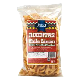 Buen Provecho CHICHARRONES Rueditas Chile Limon 12/ 3 oz