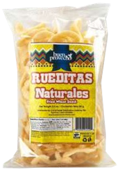 Buen Provecho CHICHARRONES Rueditas Naturales 12/ 3 oz