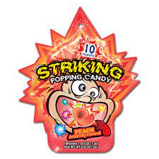 Strikin Popping Candy Peach 4/12pc