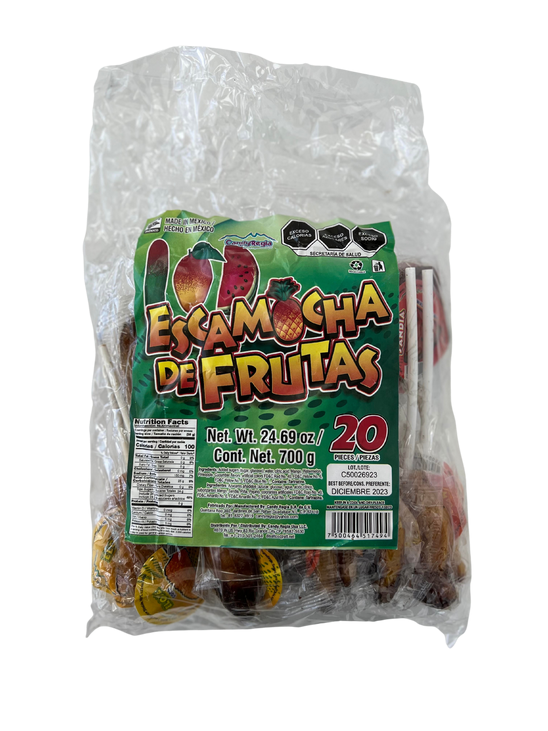 Escamocha Frutas 24/20pc