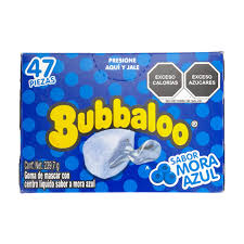 Bubbaloo Mora/Azul 32bx/47pcs