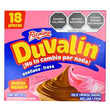 Duvalin Avellana Fresa 24/18pcs