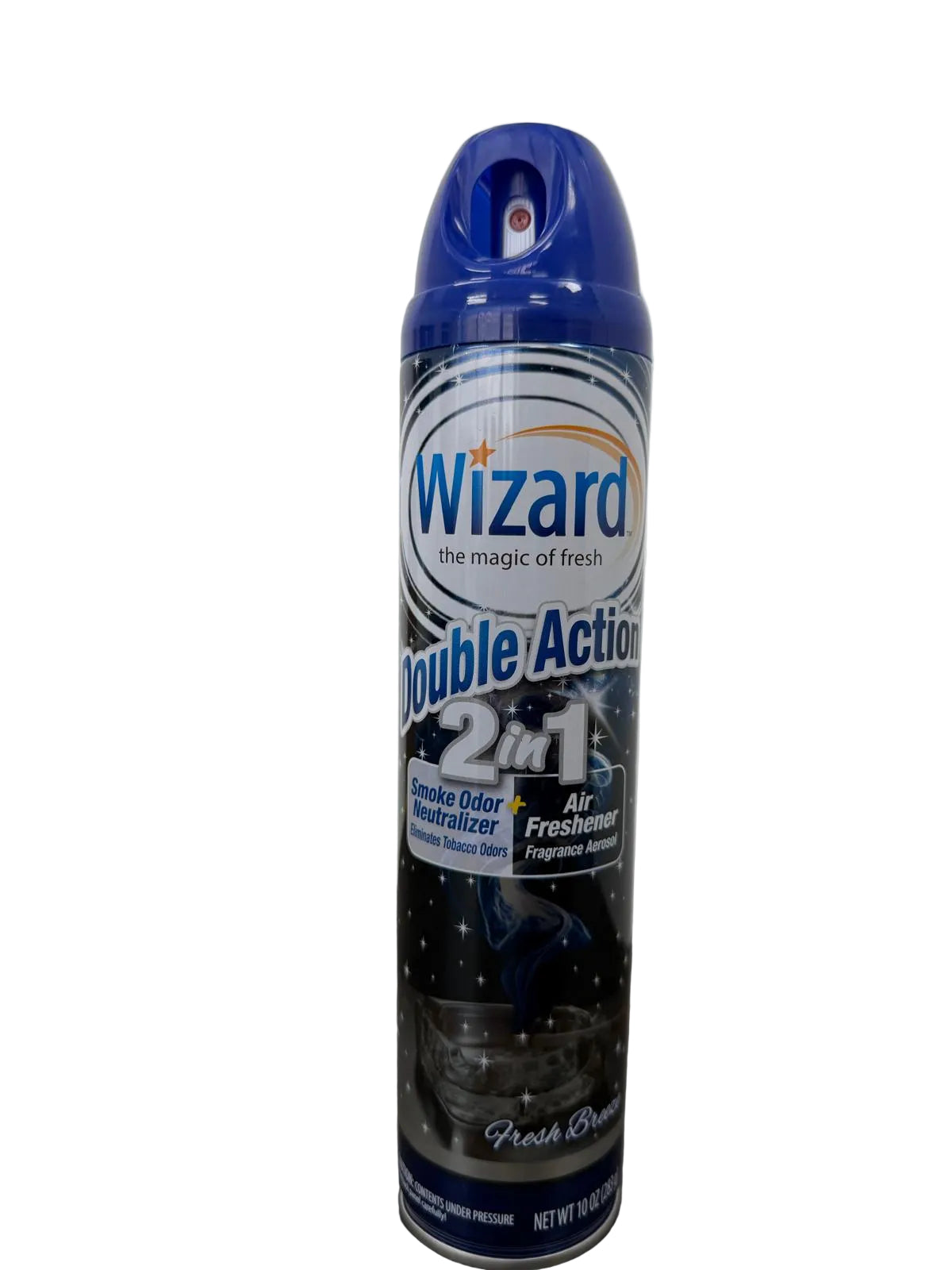 Wizard Air Freshener Fresh Breeze Anti-Tobacco Smoke 10oz