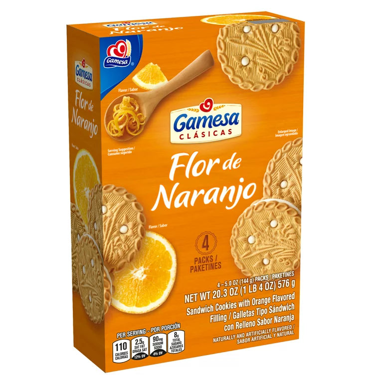 GAMESA FLOR DE NARANJA 12/20.3OZ