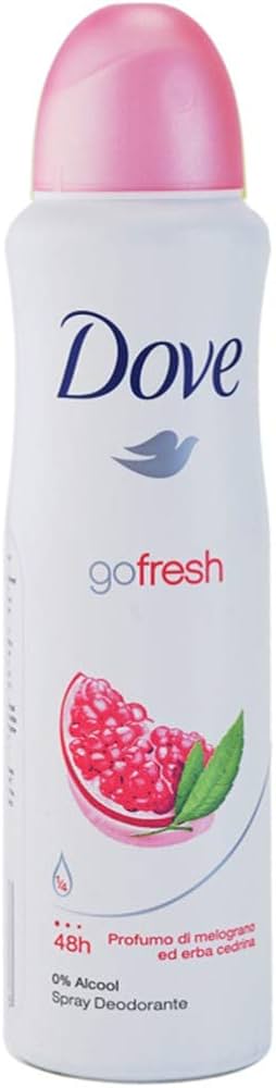 DOVE AREOSOL GO FRESH POMEGRANATE AN LIMON 6/150ML 40843