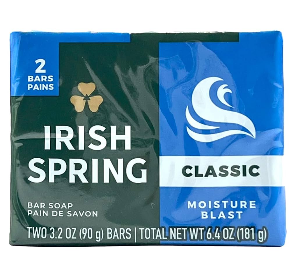 Irish Spring Bar Soap Moisture Blast 18/ 2/3 2oz