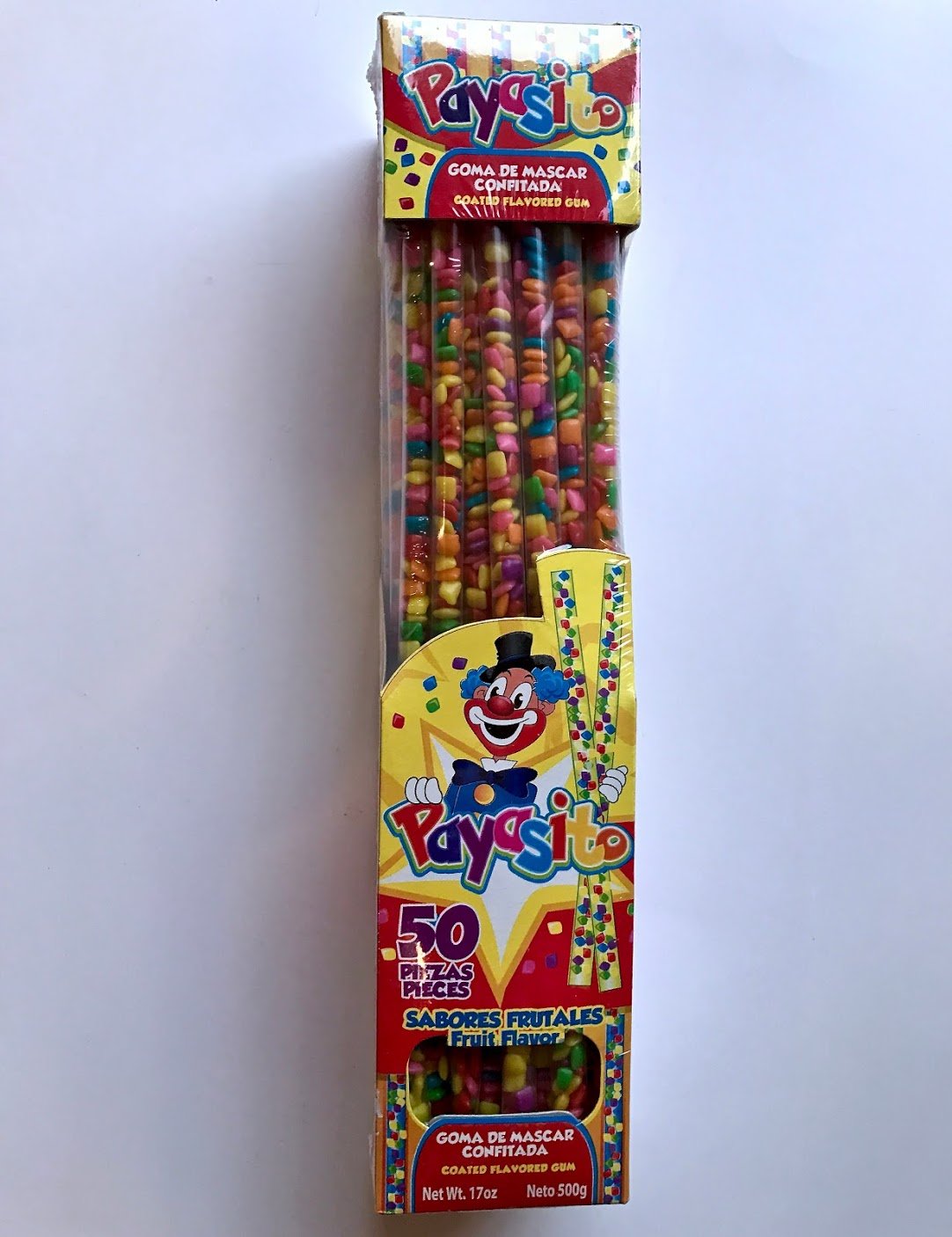 Chicles Payasito Grande 12/50ct 9gr