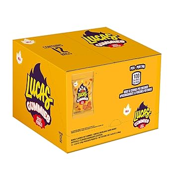 Lucas Gummies Spicy Mango Display 6/12pc/70g