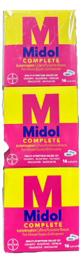 MIDOL MENSTRUAL RELIEF 12/3PCK