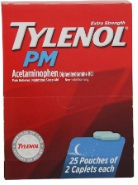 TYLENOL PM CAPLET 20 POUCHES 2CT BOX