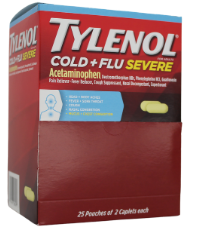 TYLENOL COLD & FLU 2 CT BOX