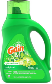 Gain Liquid Detergent 46oz/6ct