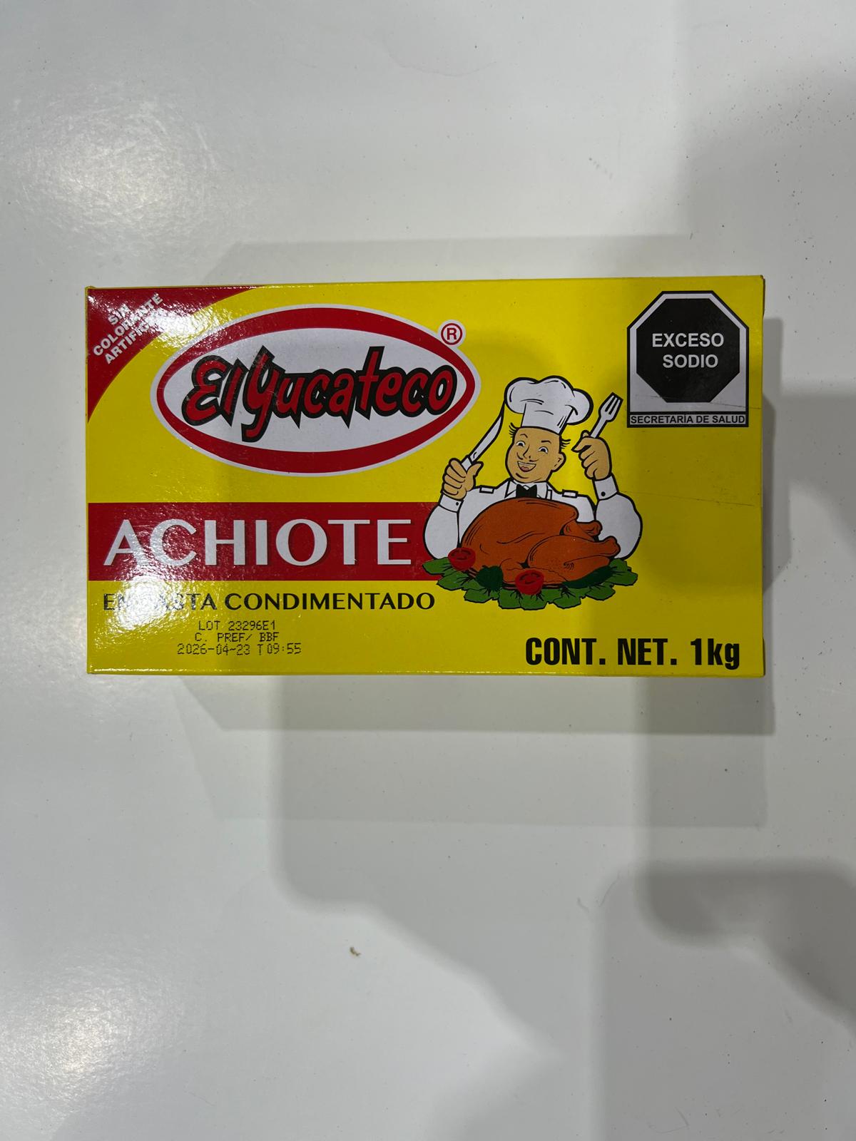 ACHIOTE PASTA EL YUCATECO 1KG