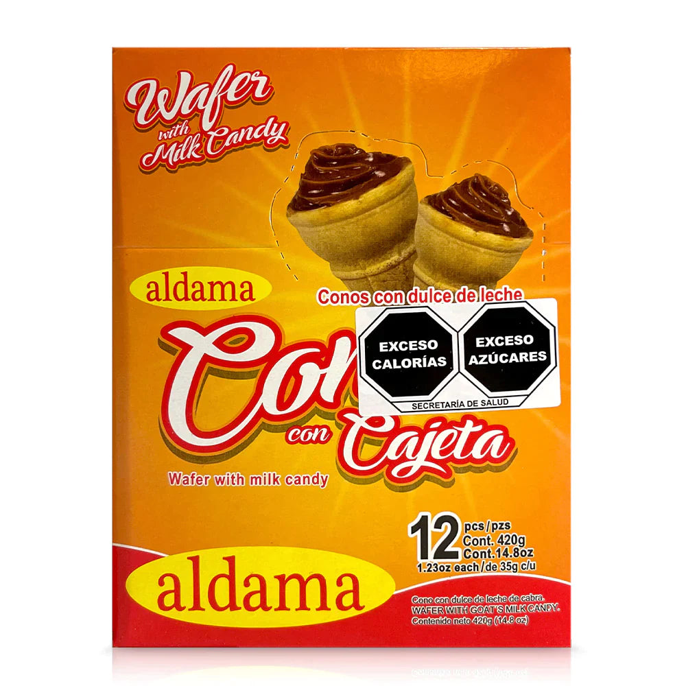 ALDAMA CONOS C/CAJETA 12/12PZ