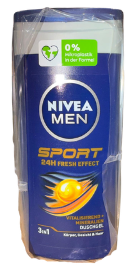 Nivea Body Wash Men Sport 250ml/6pk