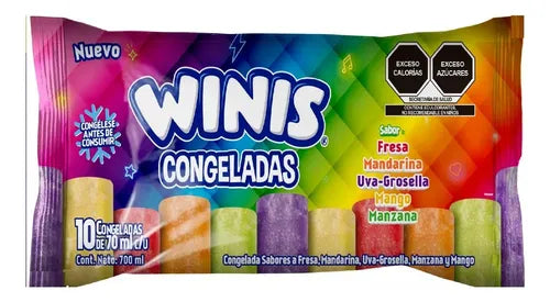 WINIS CONGELADAS MIXTA SABORES 12*10CT