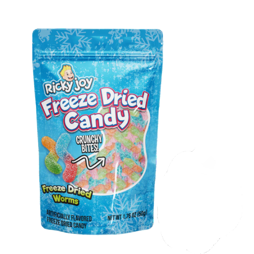 Ricky Joy Freeze Dried Worms 24/1.76oz