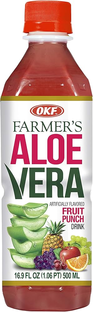 OKF Aloe Vera Fruit Punch 500ml 16.9oz