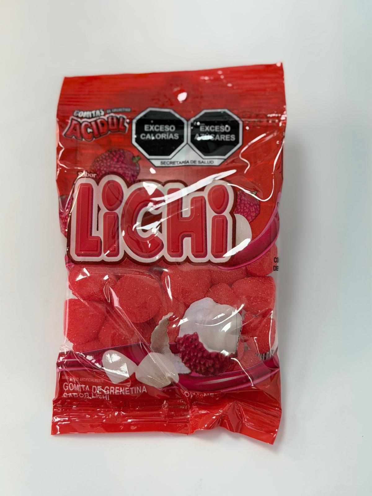 Acidul Lichi Gummies 100/30lbs/30pcs